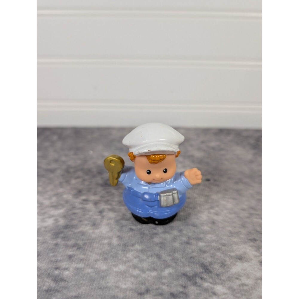 Fisher Price Little People Boy With Key & Coins Ice Cream Truck Driver